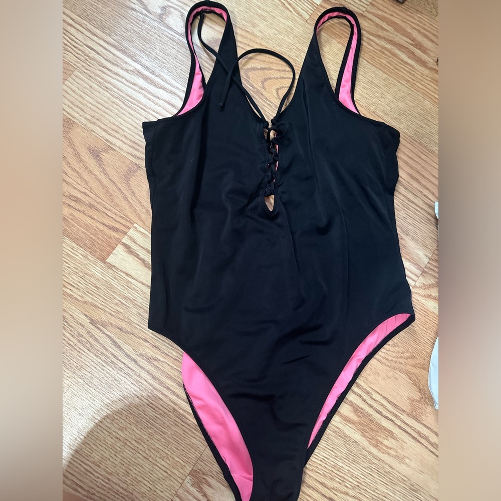 PINK one piece bikini